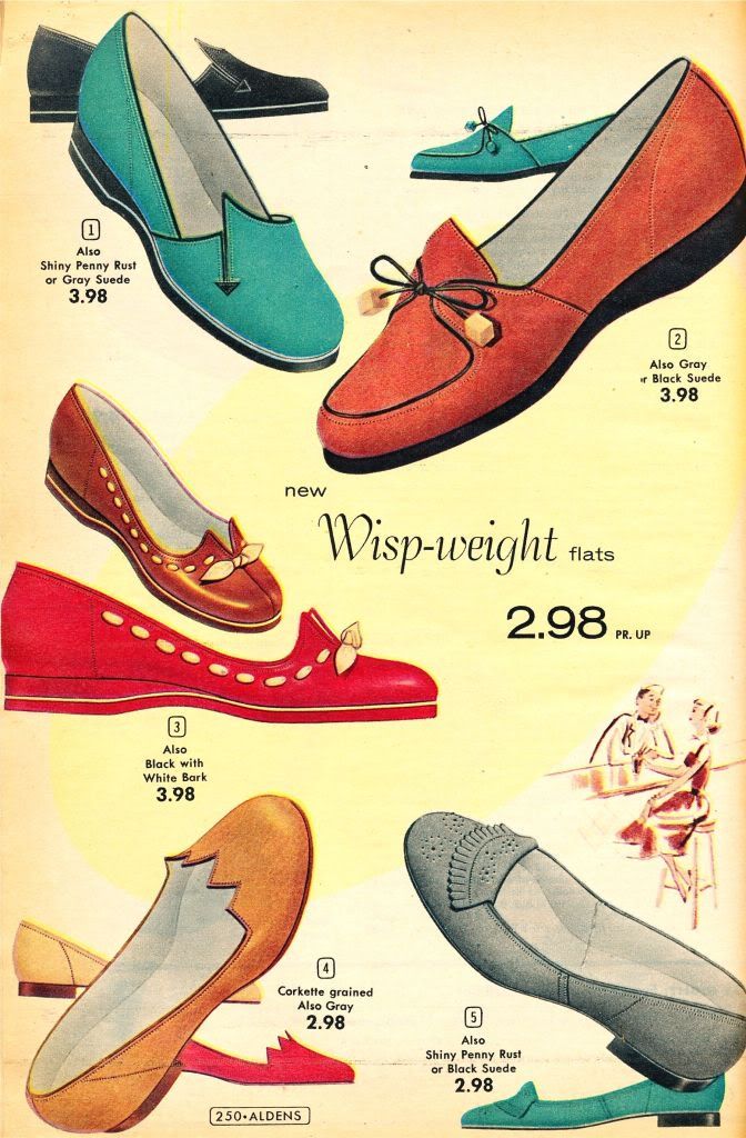 whatifound Aldens Catalog from 195657 Even More Shoes!